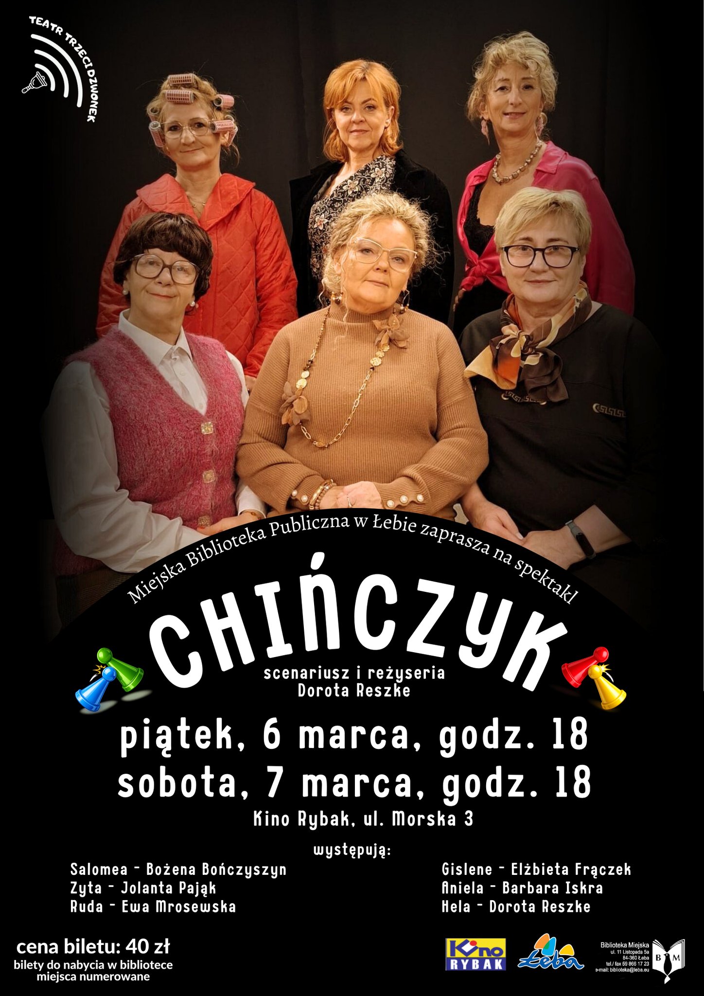 Zapraszamy na nowy spektakl przygotowany przez teatr Trzeci dzwonek w Łebie – zdjęcie 1