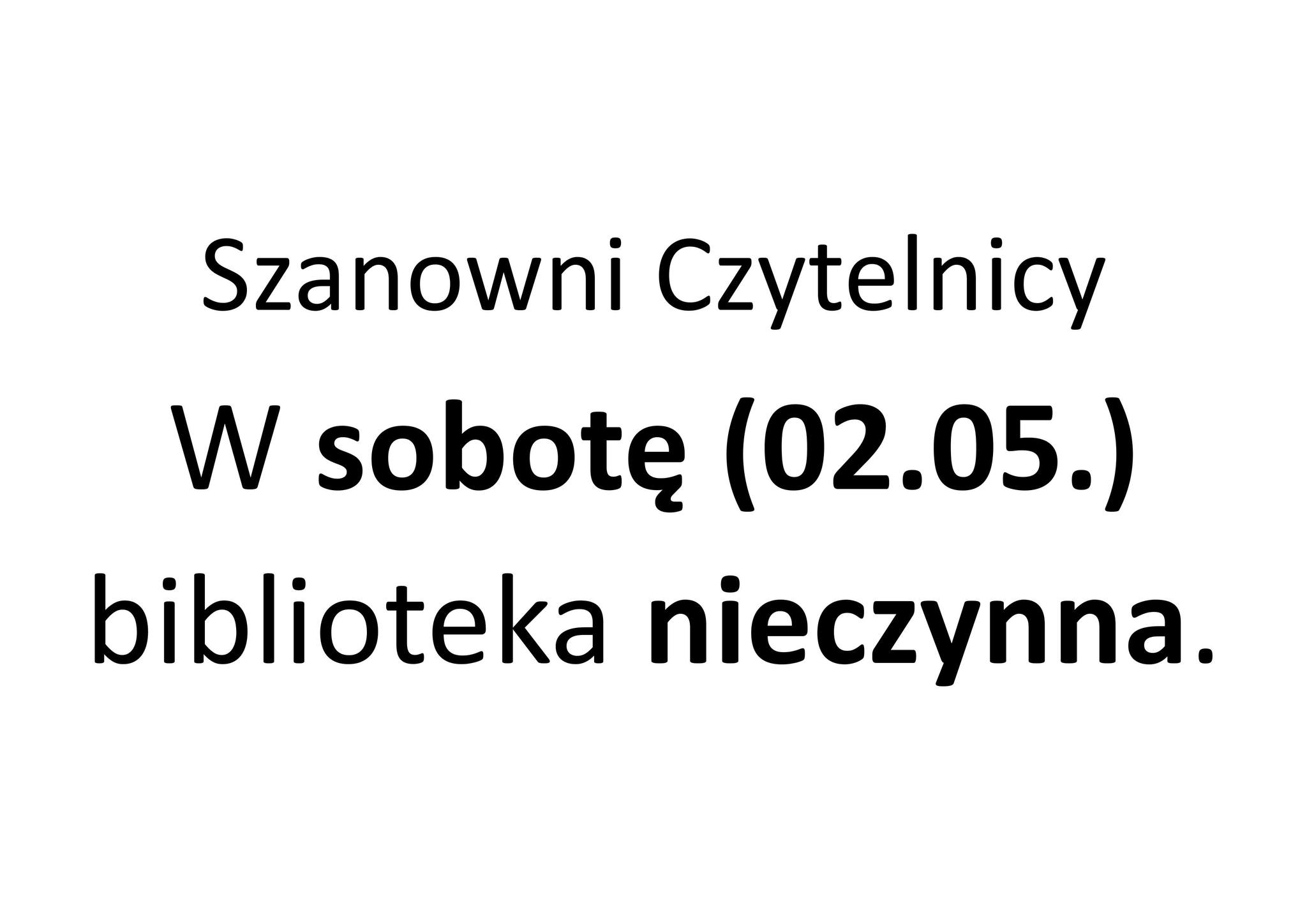 Szanowni Czytelnicy, – zdjęcie 1