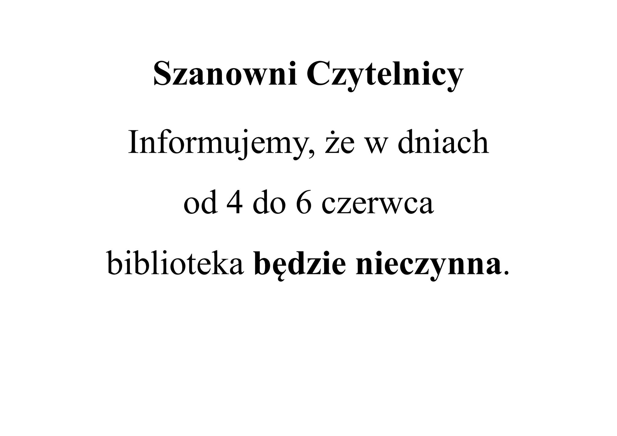 Szanowni Czytelnicy – zdjęcie 1