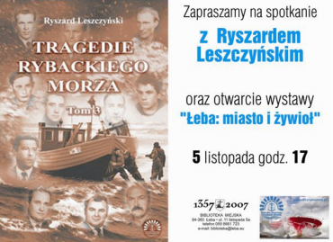 Plakat - Spotkanie z Ryszardem Leszczyńskim