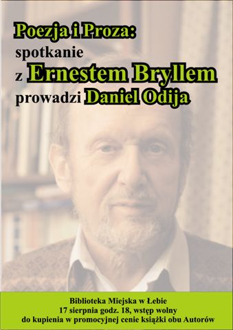 Plakat - spotkanie z Bryllem