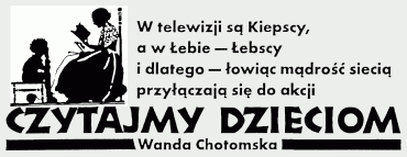 Plakat - Czytajmy Dzieciom