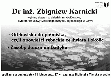 Plakat - Spotkanie ze Zbigniewem Karnickim