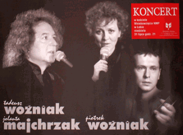 Plakat - Koncert Tadeusza Woźniaka