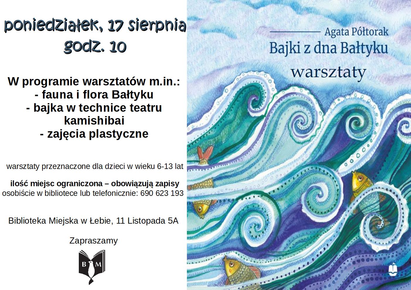 plakat warsztaty