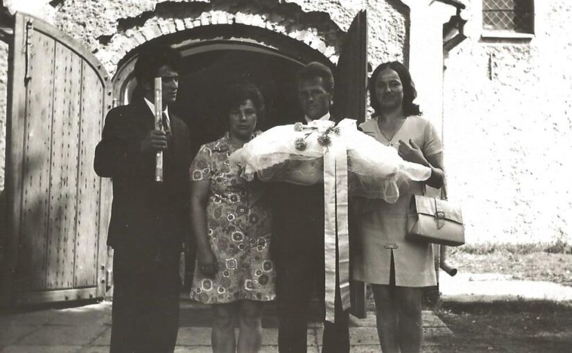 Chrzest Grzegorza Karapudy, 1973 rok.