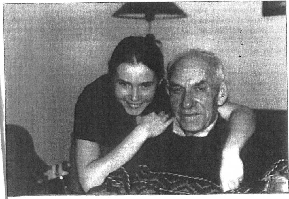 Antoni Horanin z wnuczką